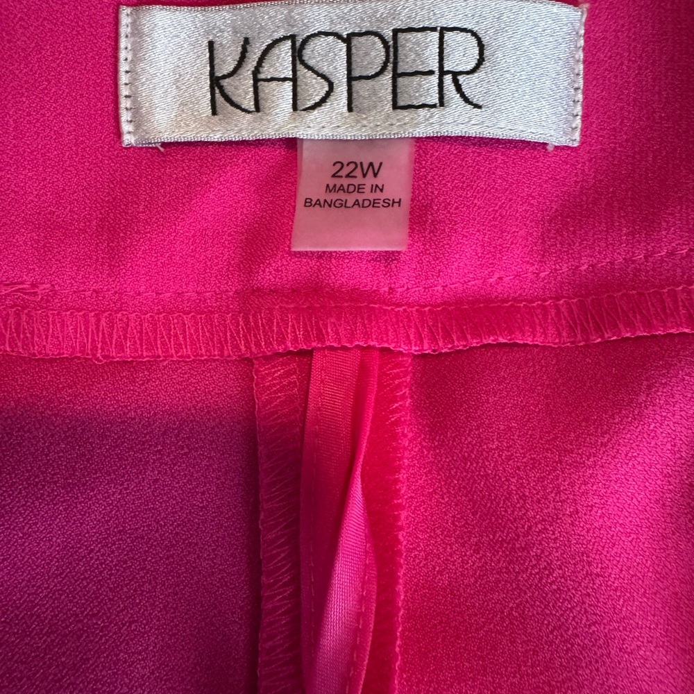 Kasper Women's Plus Size Crepe Business Office Dress pant - Picture 5 of 9